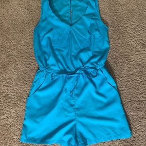 Blue romper